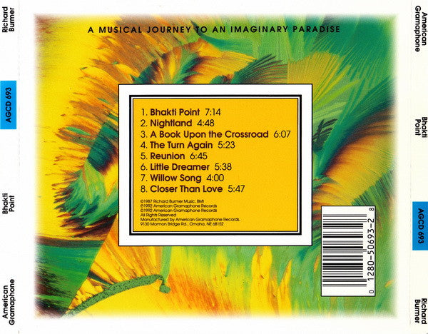 Richard Burmer - Bhakti Point (CD) (NM or M-) - Endless Media