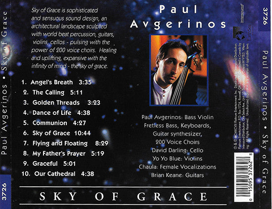 Paul Avgerinos - Sky Of Grace (CD) (M) - Endless Media