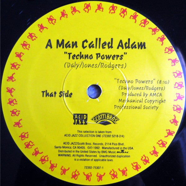 Vibraphonic / A Man Called Adam - I See You / Techno Powers (12") (VG) - Endless Media