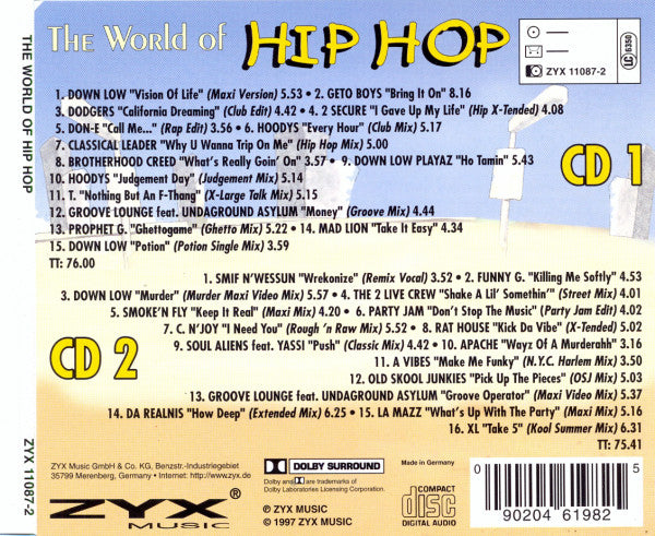 Various - The World Of Hip Hop (2xCD) (M) - Endless Media