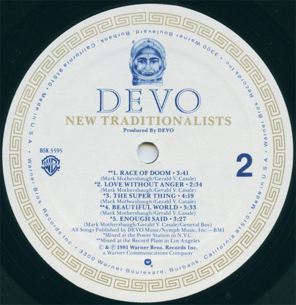 Devo - New Traditionalists (LP) (VG+) - Endless Media