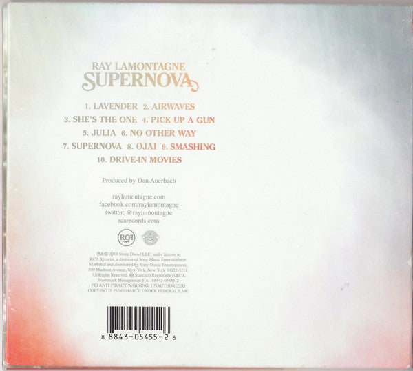 Ray Lamontagne - Supernova (CD) (M) - Endless Media