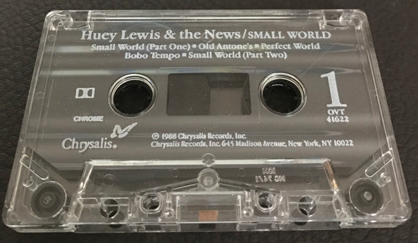 Huey Lewis & The News - Small World (Cassette) (VG+) - Endless Media