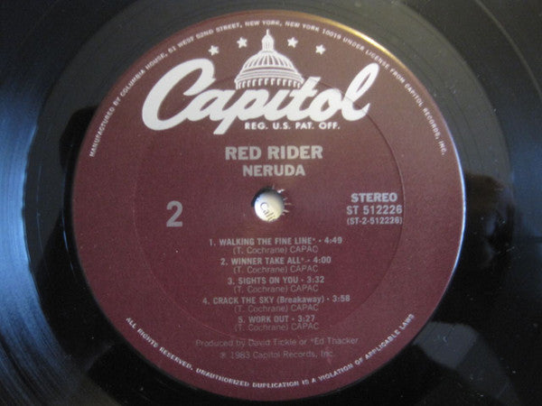 Red Rider - Neruda (LP) (VG+) - Endless Media