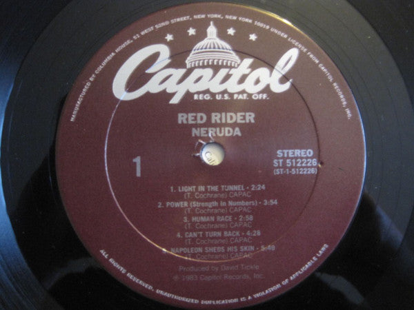 Red Rider - Neruda (LP) (VG+) - Endless Media