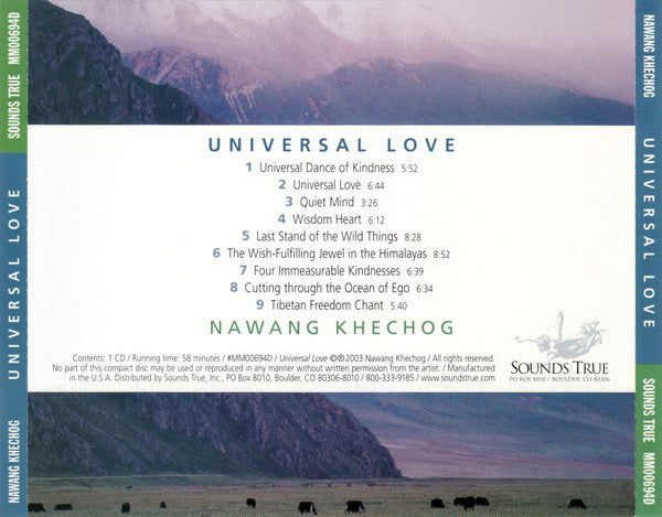 Nawang Khechog - Universal Love (CD) (VG) - Endless Media