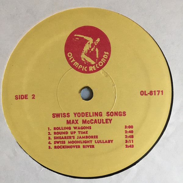 Max McCauley - Swiss Yodeling Songs (LP) (VG+) - Endless Media