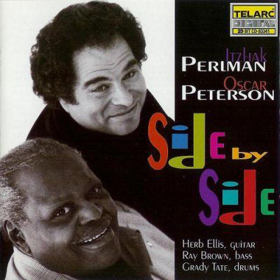 Itzhak Perlman, Oscar Peterson - Side By Side (CD) (VG+) - Endless Media