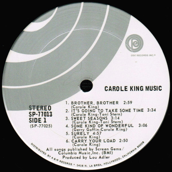 Carole King - Music (LP) (G+) - Endless Media