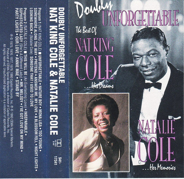 Nat King Cole & Natalie Cole - Doubly Unforgettable (Cassette) (VG+) - Endless Media