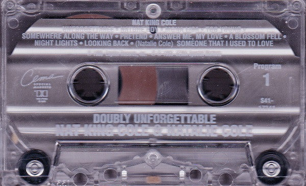 Nat King Cole & Natalie Cole - Doubly Unforgettable (Cassette) (VG+) - Endless Media