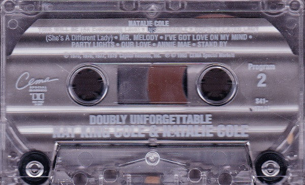 Nat King Cole & Natalie Cole - Doubly Unforgettable (Cassette) (VG+) - Endless Media