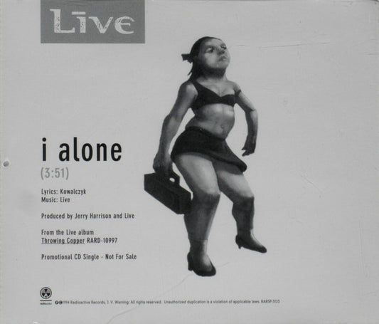 Live - I Alone (CD) (VG) - Endless Media