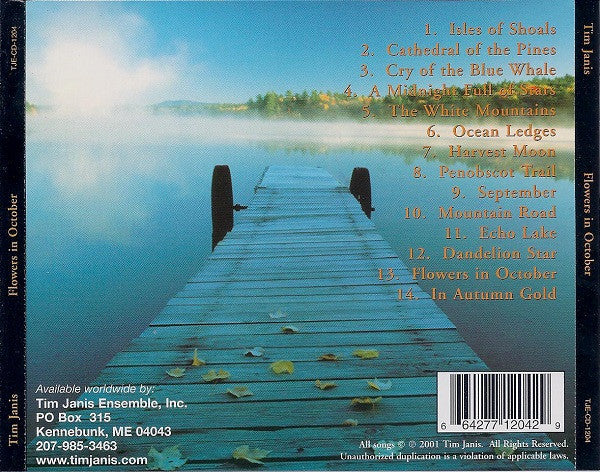Tim Janis - Flowers In October (CD) (VG+) - Endless Media