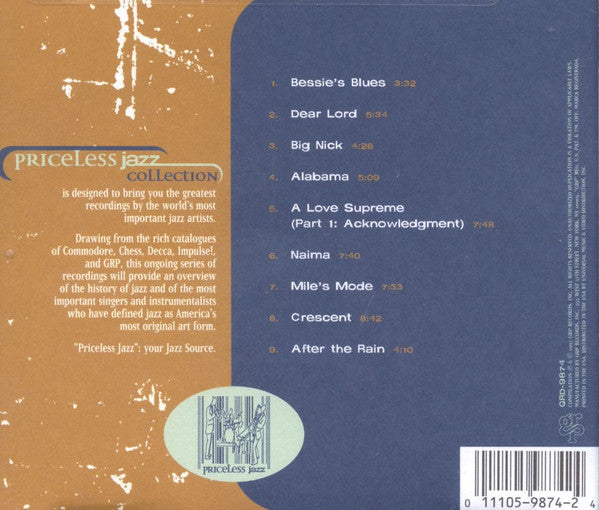 John Coltrane - Priceless Jazz Collection  (CD) (VG+) - Endless Media