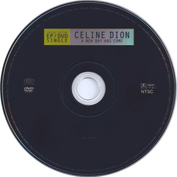 Céline Dion : A New Day Has Come (DVD-V, EP, Single, S/Edition, Dol)