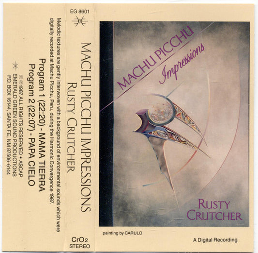 Rusty Crutcher - Machu Picchu Impressions (Cassette) (VG) - Endless Media