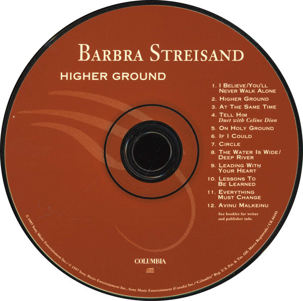 Barbra Streisand - Higher Ground (CD) (VG+) - Endless Media