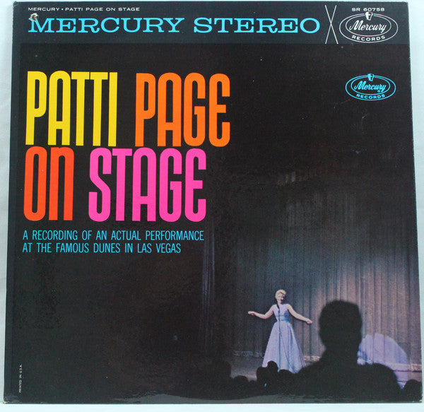 Patti Page - Patti Page On Stage (LP) (VG+) - Endless Media