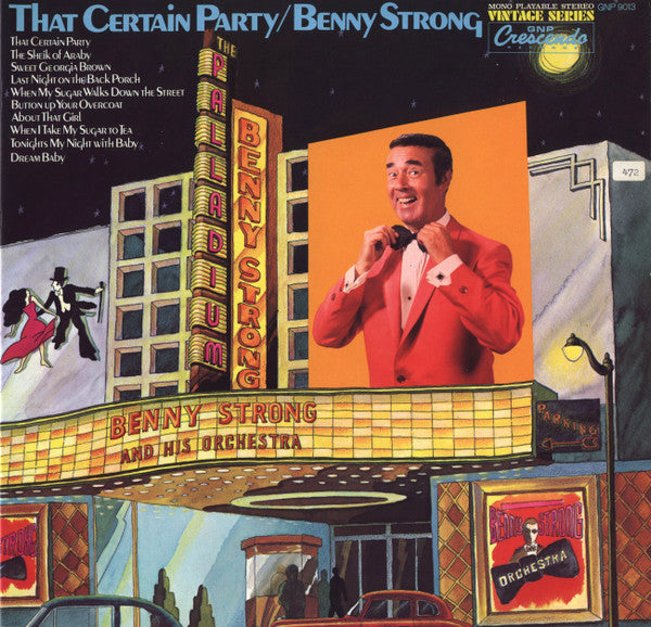 Benny Strong And His Orchestra - That Certain Party (LP) (VG+) - Endless Media