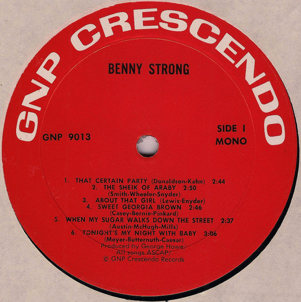 Benny Strong And His Orchestra - That Certain Party (LP) (VG+) - Endless Media