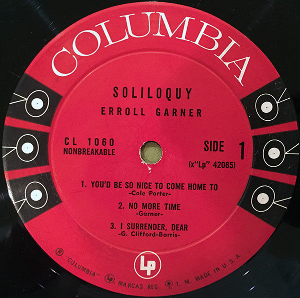 Erroll Garner - Soliloquy (LP) (G+) - Endless Media