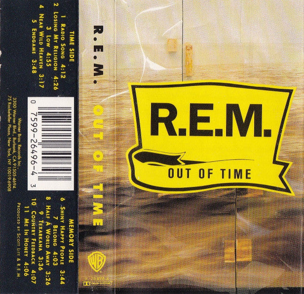 R.E.M. - Out Of Time (Cassette) (VG+) - Endless Media