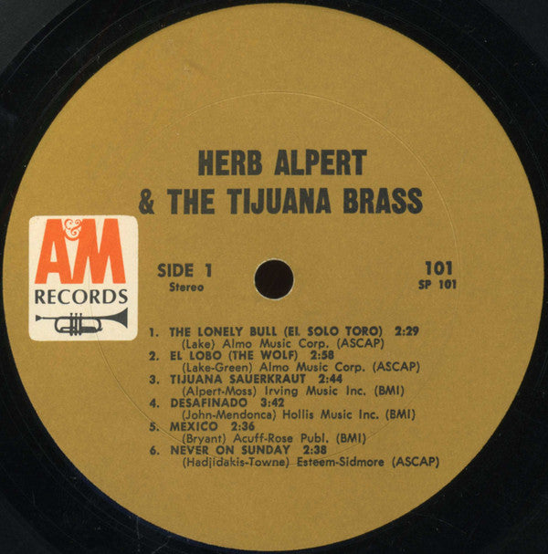 Herb Alpert & The Tijuana Brass - The Lonely Bull (LP) (VG) - Endless Media