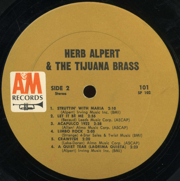 Herb Alpert & The Tijuana Brass - The Lonely Bull (LP) (VG) - Endless Media