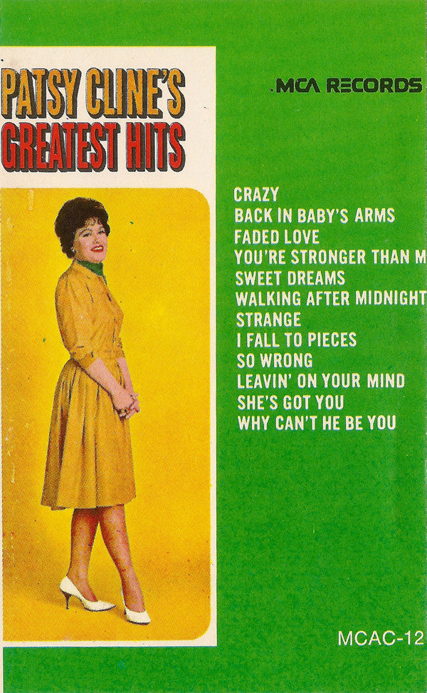 Patsy Cline - Greatest Hits (Cassette) (VG) - Endless Media