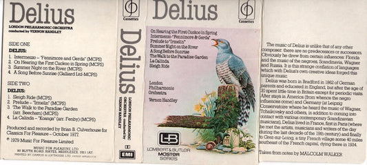 Frederick Delius, London Philharmonic Orchestra, Vernon Handley - Orchestral Works (Cassette) (VG+) - Endless Media