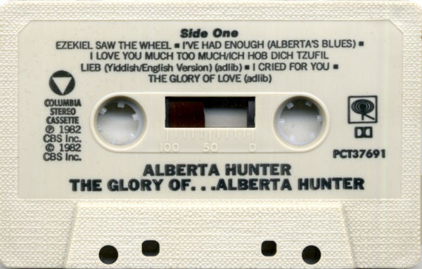 Alberta Hunter - The Glory Of Alberta Hunter (Cassette) (VG+) - Endless Media