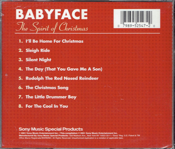 Babyface - Spirit Of Christmas (CD) (M) - Endless Media