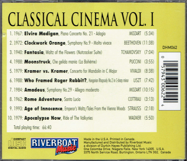 Various - Classical Cinema Vol. 1 (CD) (M) - Endless Media