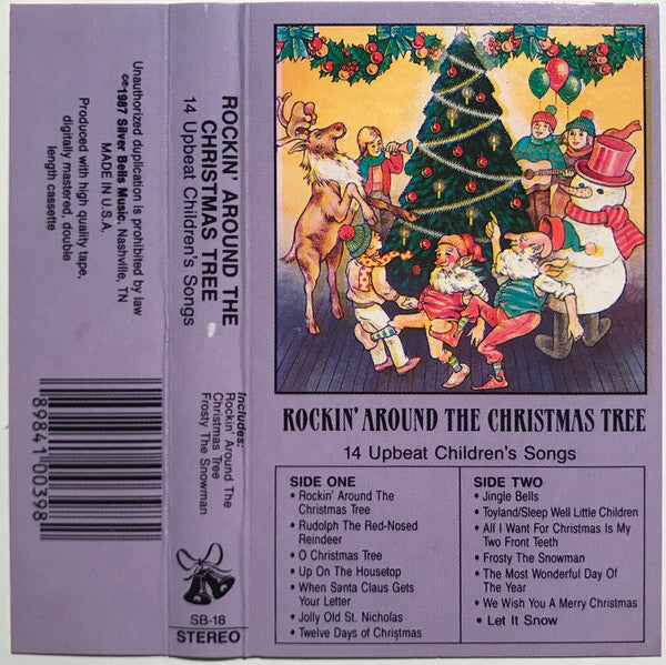 Unknown Artist - Rockin' Around The Christmas Tree (14 Upbeat Children's Songs) (Cassette) (NM or M-) - Endless Media