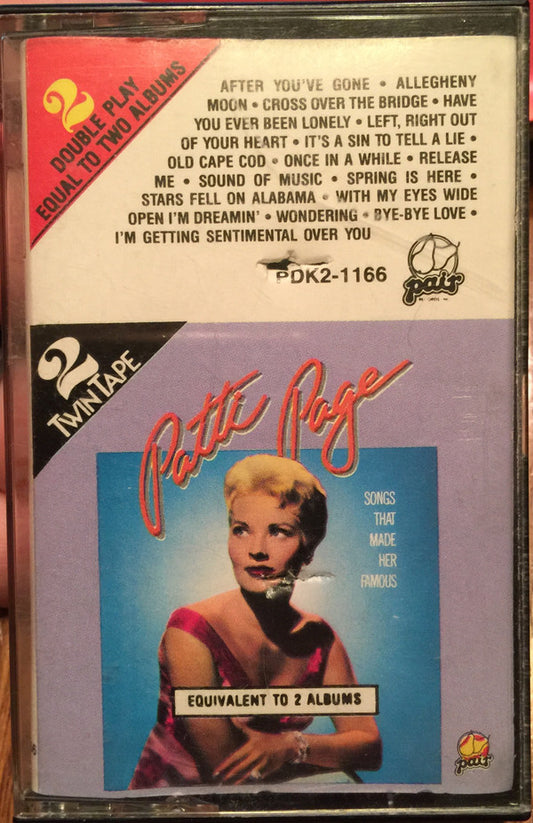 Patti Page - Songs That Made Her Famous (Cassette) (VG+) - Endless Media