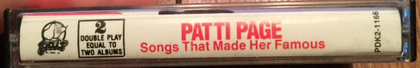 Patti Page - Songs That Made Her Famous (Cassette) (VG+) - Endless Media