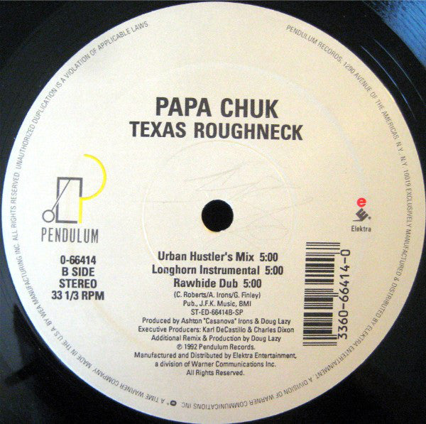 Papa Chuk - Funky Science / Texas Roughneck (12") (M) - Endless Media