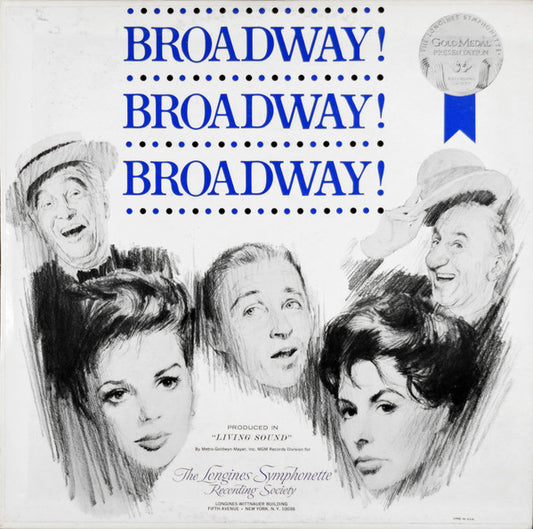 Maurice Chevalier, Judy Garland, Bing Crosby, Lena Horne, Jimmy Durante - Broadway! Broadway! Broadway! (LP) (VG) - Endless Media