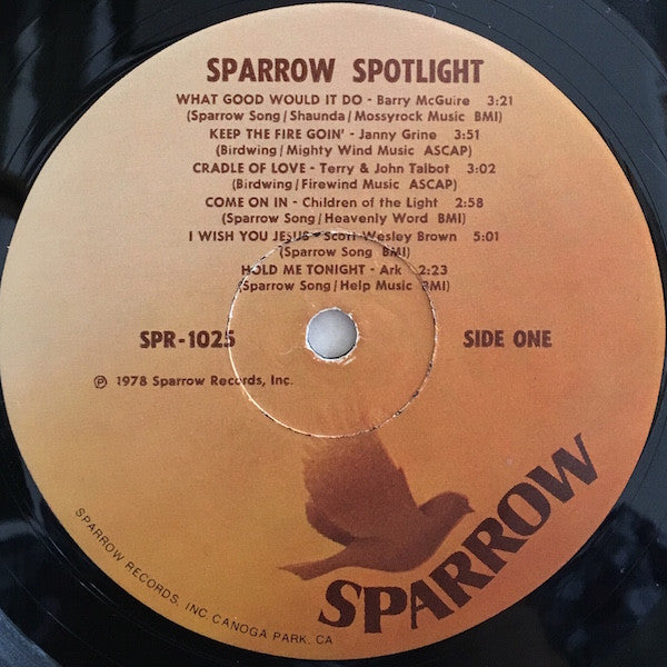 Various - Sparrow Spotlight Sampler (LP) (VG+) - Endless Media