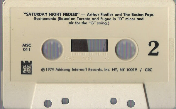 Arthur Fiedler And The Boston Pops Orchestra : Saturday Night Fiedler (Cass, Club)