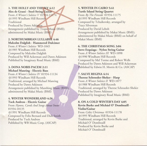Windham Hill Artists - Guitars (And Other Stringed Things) A Windham Hill Christmas Collection (CD) (M) - Endless Media