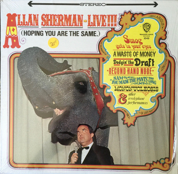 Allan Sherman - Live! (LP) (VG) - Endless Media