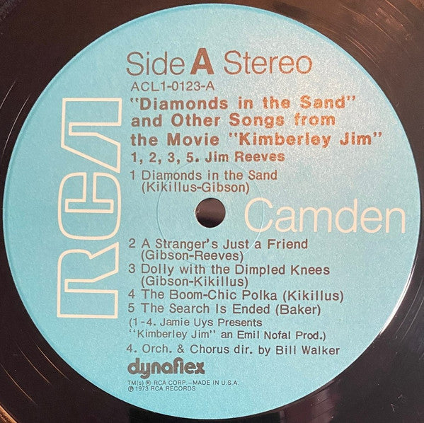 Jim Reeves - Diamonds In The Sand (LP) (VG) - Endless Media