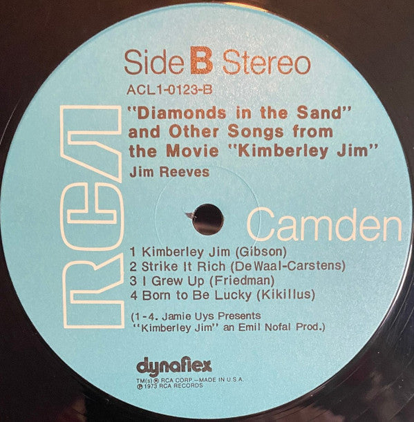 Jim Reeves - Diamonds In The Sand (LP) (VG) - Endless Media