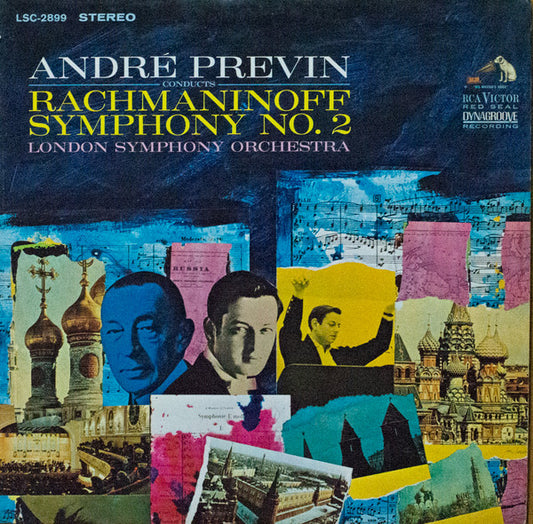 André Previn Conducts Sergei Vasilyevich Rachmaninoff, London Symphony Orchestra - Symphony No. 2 (LP) (G+) - Endless Media