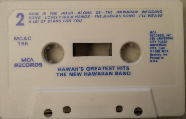 The New Hawaiian Band - Hawaii's Greatest Hits (Cassette) (VG) - Endless Media