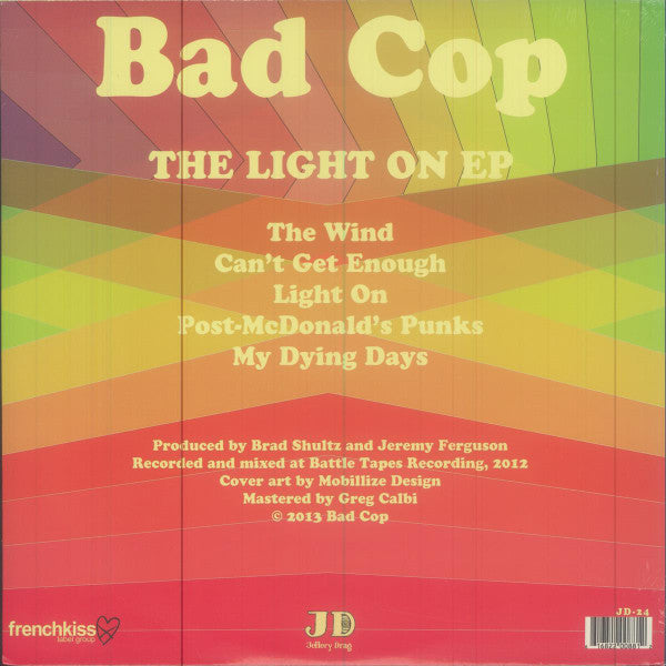 Bad Cop  - The Light On EP (12") (M) - Endless Media