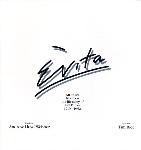 Andrew Lloyd Webber, Tim Rice - Evita (An Opera Based On The Life Story Of Eva Peron, 1919-1952) (2xCD) (VG+) - Endless Media