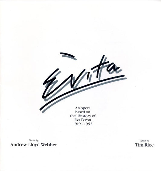 Andrew Lloyd Webber, Tim Rice : Evita (An Opera Based On The Life Story Of Eva Peron, 1919-1952) (2xCD, RE, RM, RP)